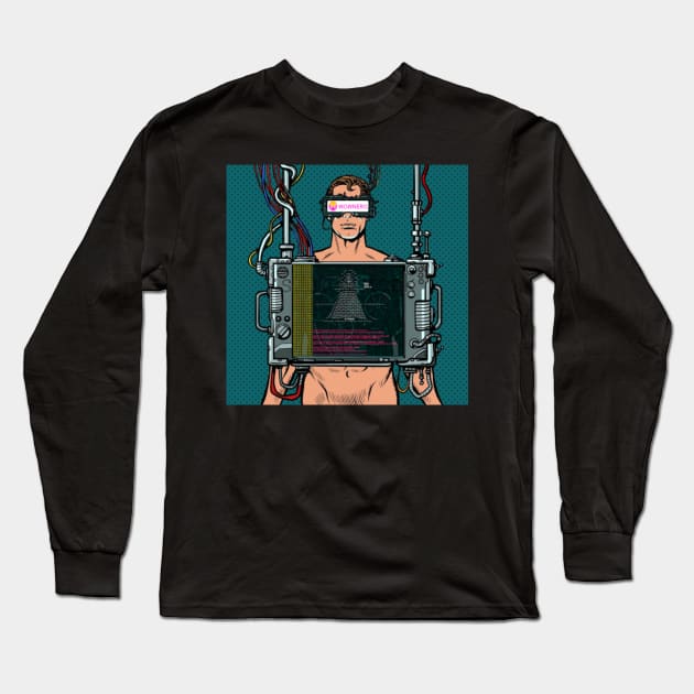 WOWNERO CYBORG Long Sleeve T-Shirt by ForestFire